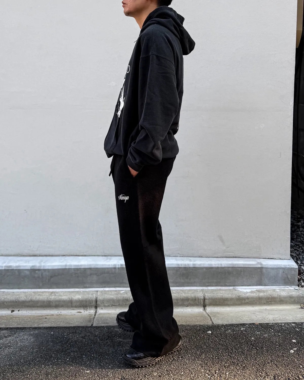 KAMIYA / "DISTORTED Girl" Zip-up Hoodie (G17HD101)