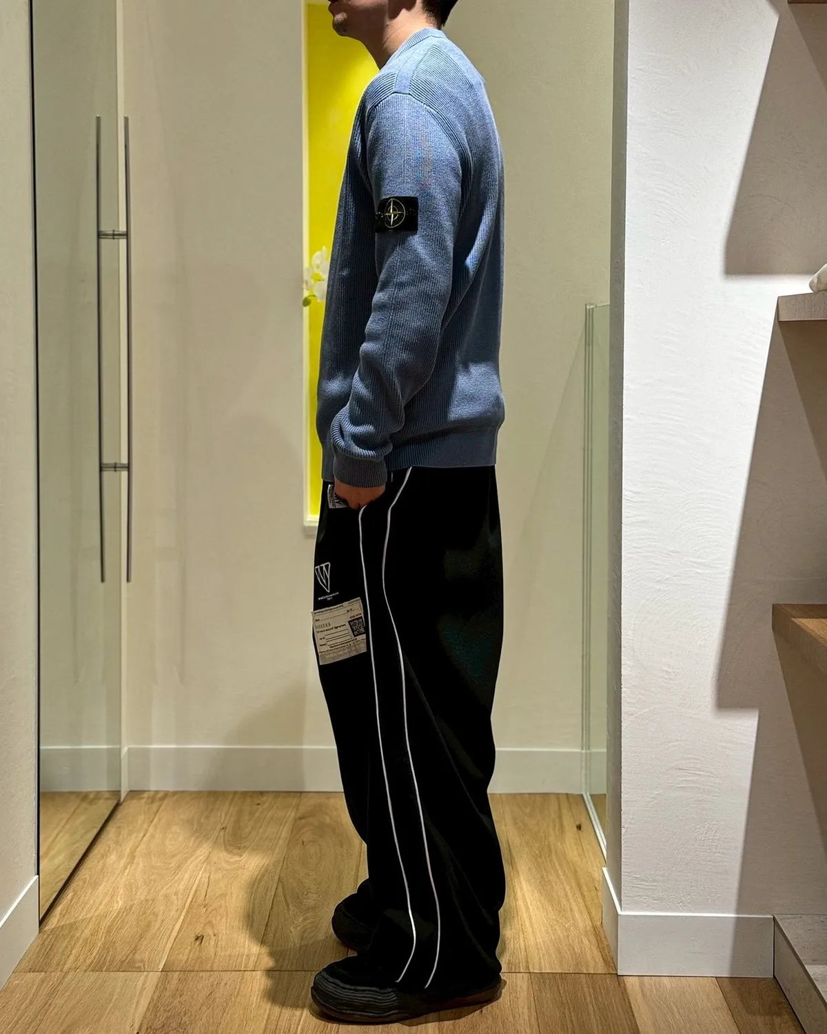 STONE ISLAND / RIBBED SOFT ORGANIC COTTON (L1S155100154)