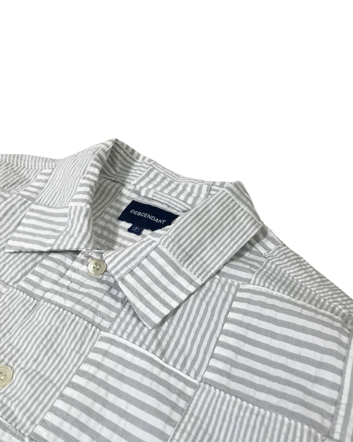 DESCENDANT / MILPITAS PATCHWORK LS SHIRT (261WVDS-SHM03)