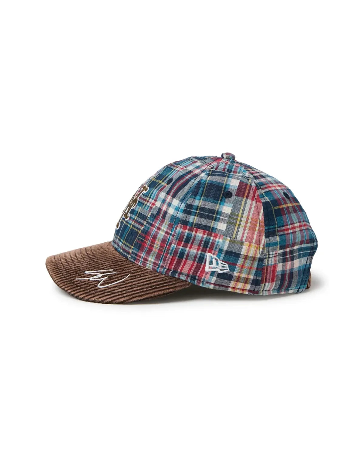 NEW ERA  / 9THIRTY Sean Wotherspoon ニューヨーク・メッツ マドラスチェック ブラウンコーデュロイバイザー (15156446)