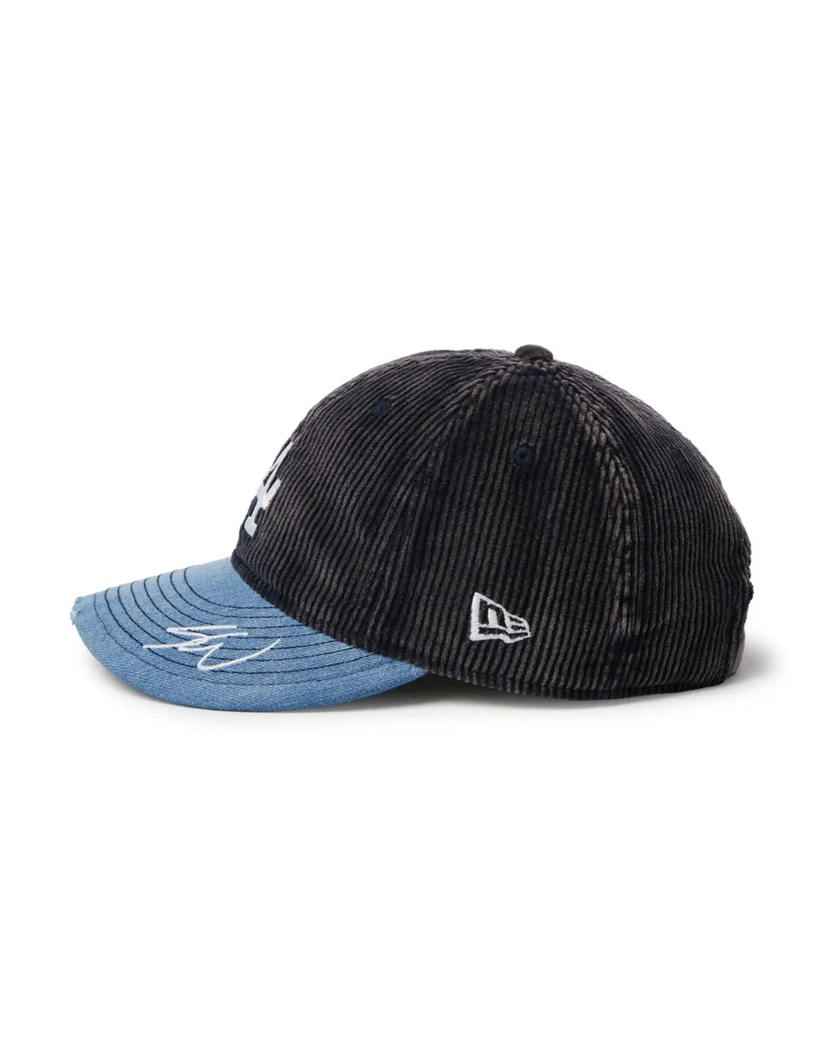 NEW ERA  / 9THIRTY Sean Wotherspoon ロサンゼルス・ドジャース ネイビーコーデュロイ ウォッシュドデニムバイザー (15156447)