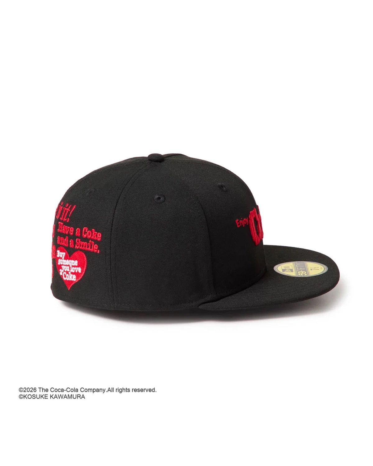 NEW ERA  / 59FIFTY Coca-Cola designed by Kosuke Kawamura コカ･コーラ ブラック (15156555)