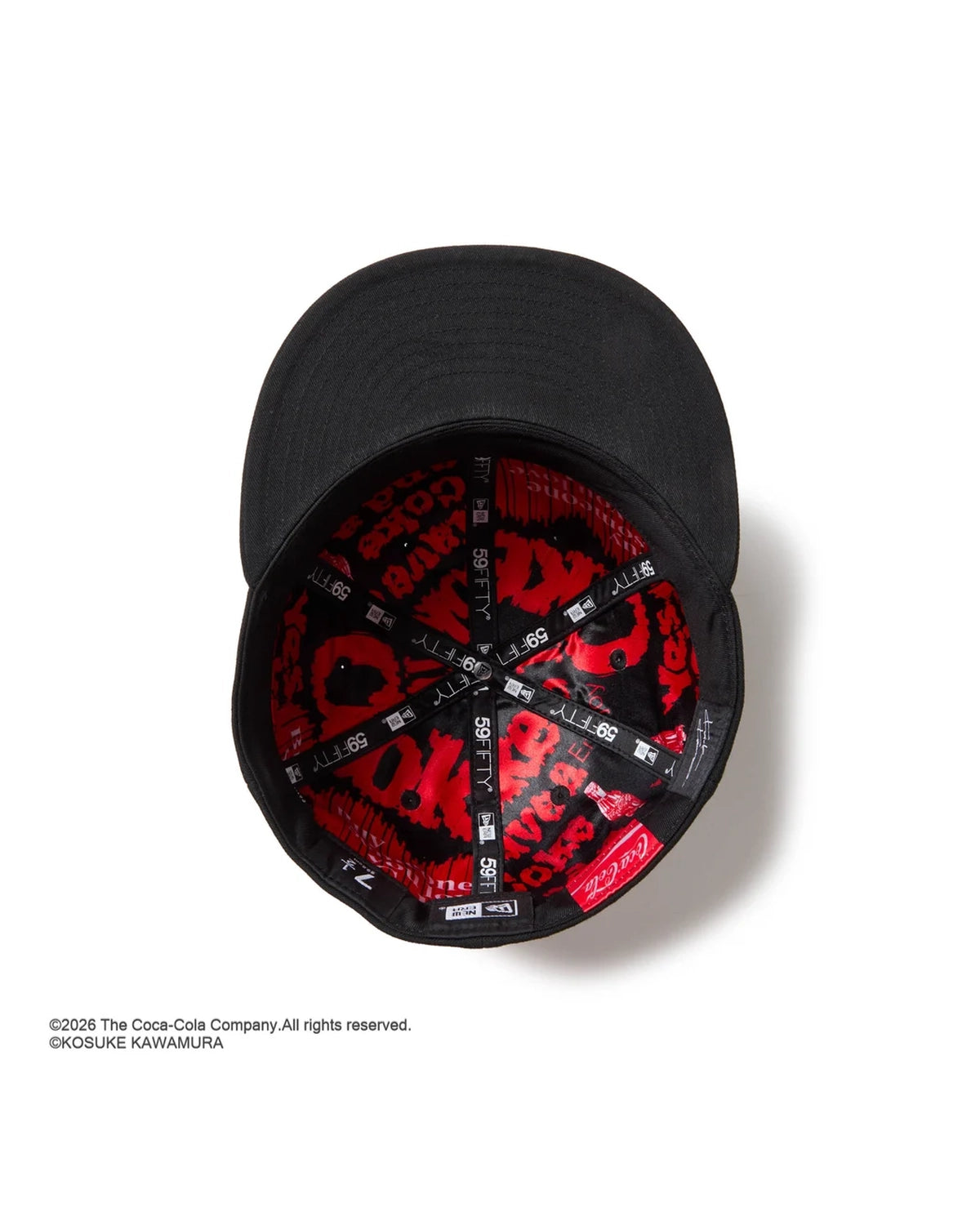 NEW ERA  / 59FIFTY Coca-Cola designed by Kosuke Kawamura コカ･コーラ ブラック (15156555)