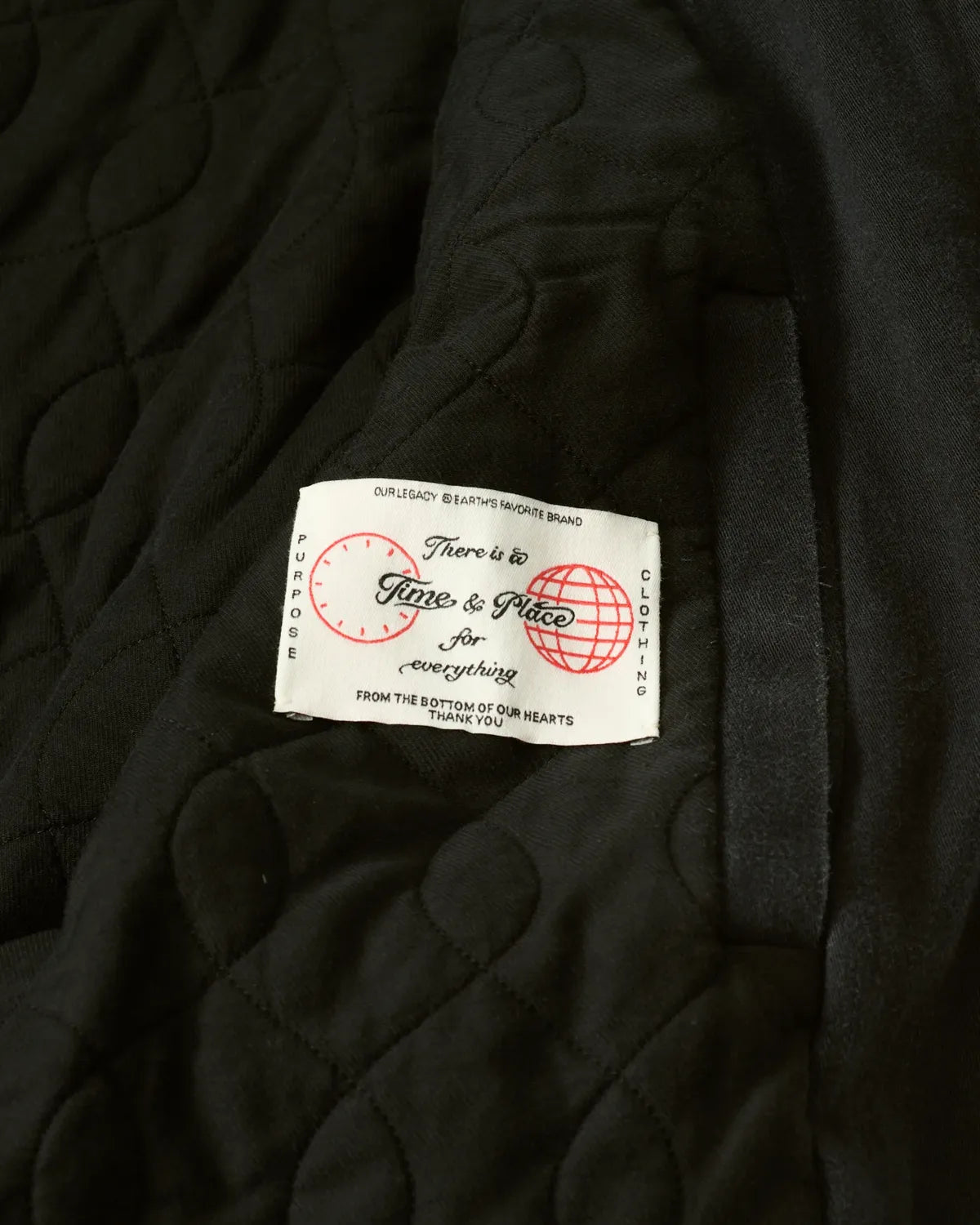 OUR LEGACY / SLIGHT JACKET Enzyme Obsidian Field Sateen (M4261SEO)