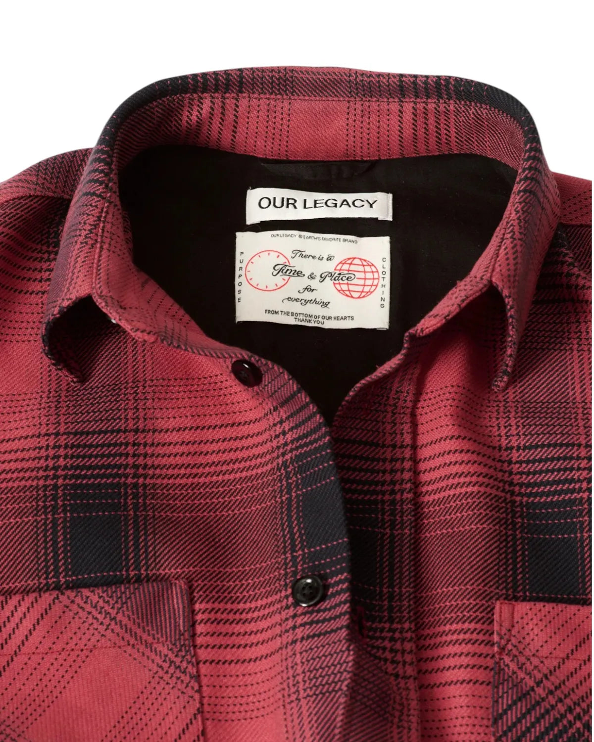 OUR LEGACY / WHOPPIN SHIRT Bison Check Ranch Cotton (M4262WBC)