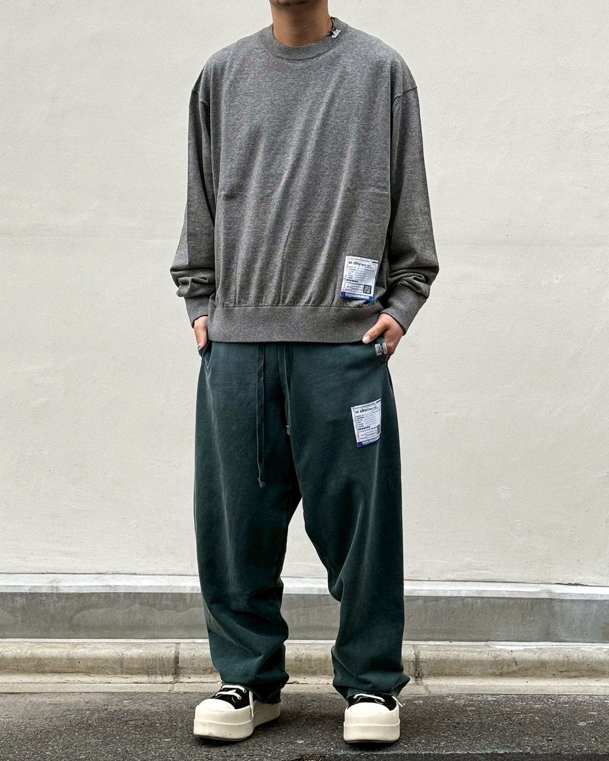 Maison MIHARA YASUHIRO in・stru(men-tal). / High Gauge Knit Sweater (I16SW592)
