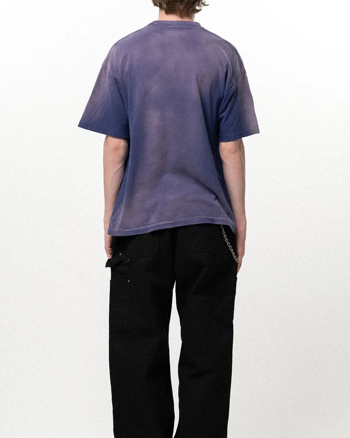 KAMIYA / "CRAYON FLAME" Distressed T-shirt (G16TS085)