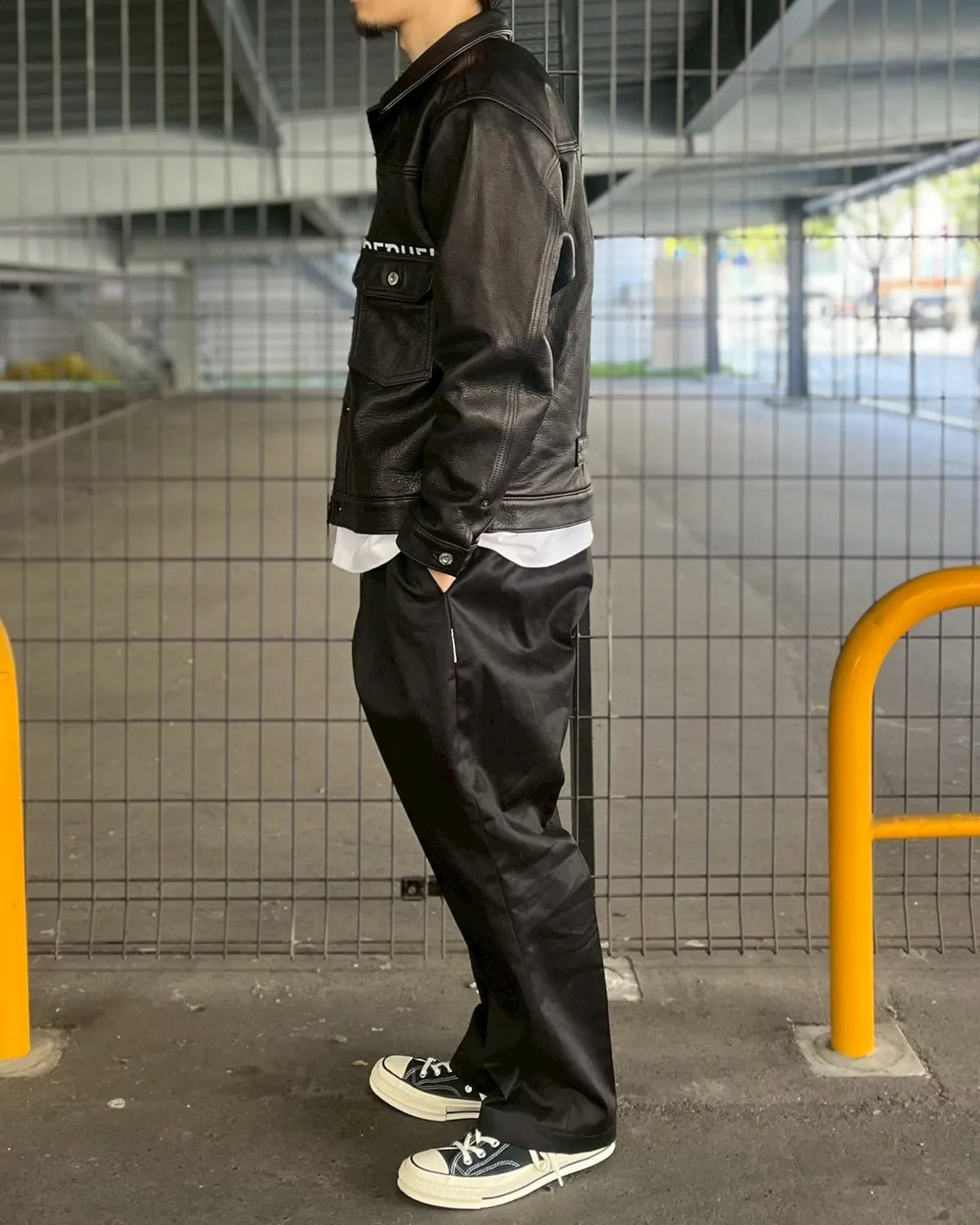 SEQUEL × FRAGMENT / LEATHER JACKET (SQ-25AW-JK-03)