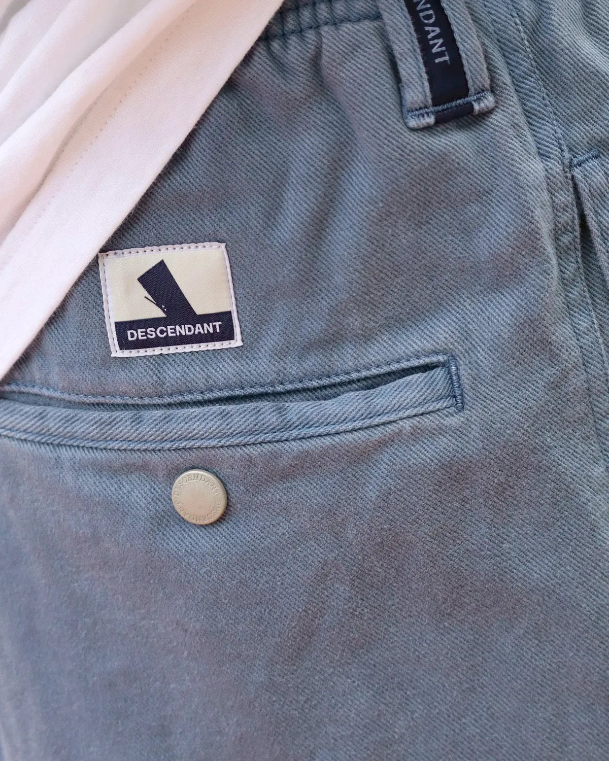 DESCENDANT / SHORE TWILL BEACH TROUSERS PIGMENT DYE (252TQDS-PTM03)