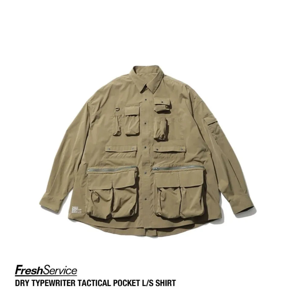 FreshServiceのDRY TYPEWRITER TACTICAL POCKET L/S SHIRT