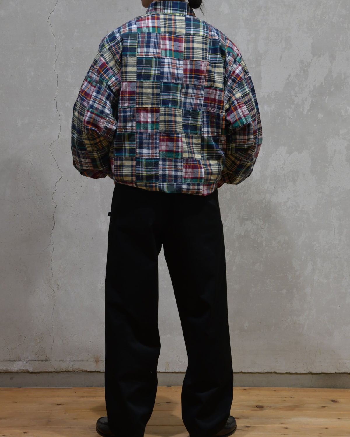 DESCENDANT / TETTY PULLOVER PATCHWORK LS SHIRT (261TQDS-SHM04)