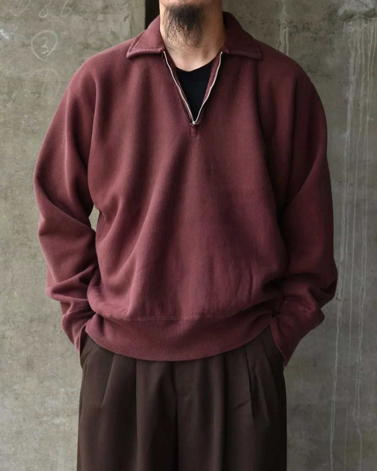 a.presseアプレッセVintage Half Zip Sweatshirt A.PRESSE(アプレッセ) / Vintage Half Zip Sweatshirt | 公式