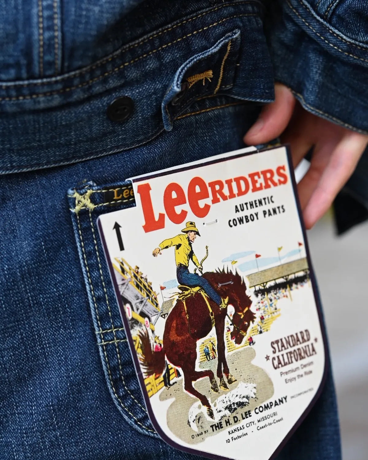 STANDARD CALIFORNIA × Lee / SD Riders Denim Pants 101Z Vintage Wash (BTDOE320)