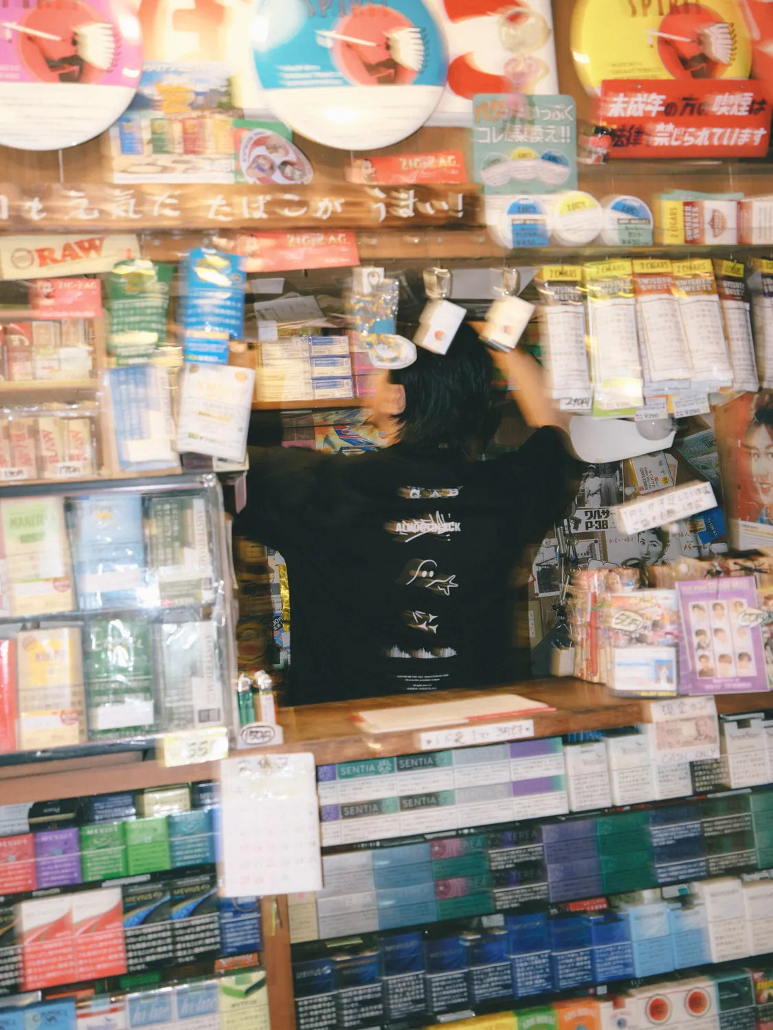 GHOST ALMOSTBLACK × KREVE / SS TEE (KRVGAB-C-5)