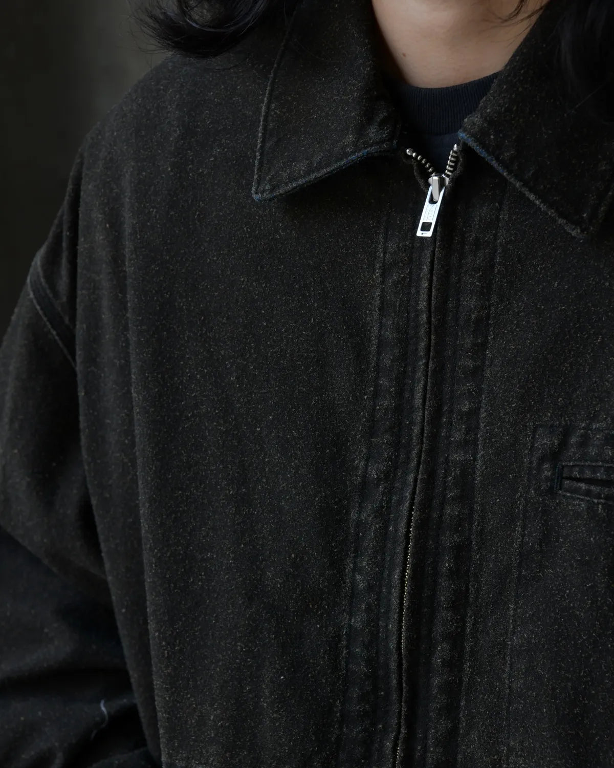 COOTIE PRODUCTIONS® / Grainy Denim Work Jacket (CTE-26S207)