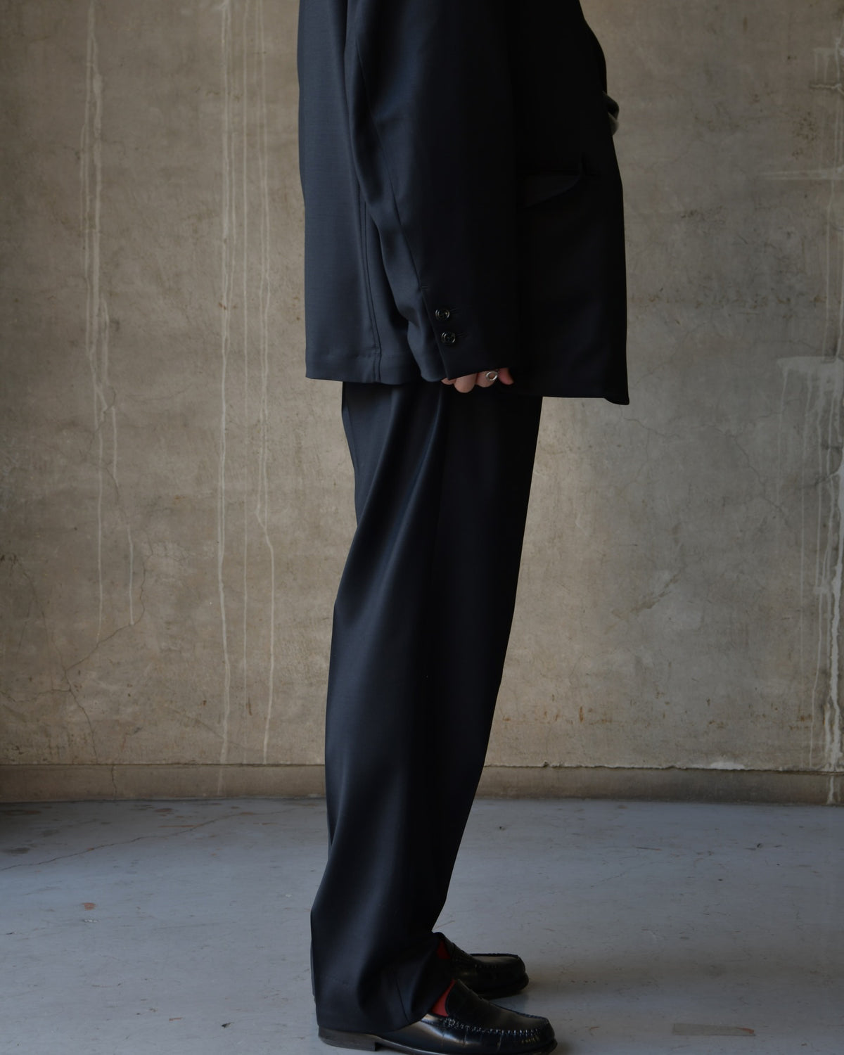 BEDWIN & THE HEARTBREAKERS / 10L WOOL SILK PANTS "THUNDERS" (26SB4755)