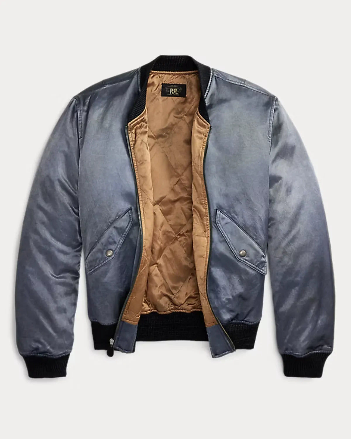 RRL (ダブルアールエル) エンブロイダリー サテン フライト ジャケット