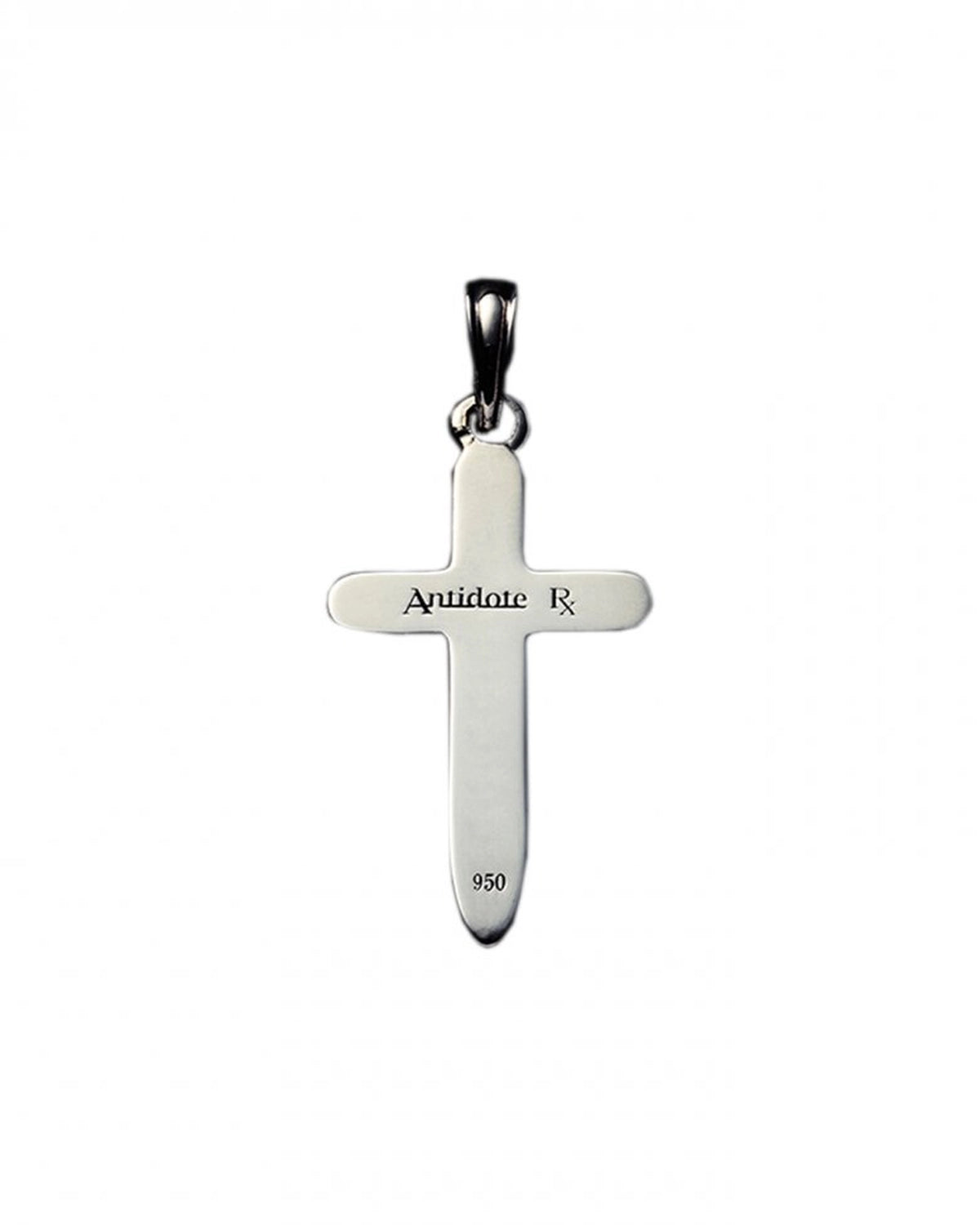 ANTIDOTE BUYERS CLUB / ENGRAVED CROSS PENDANT (RX-907-1)