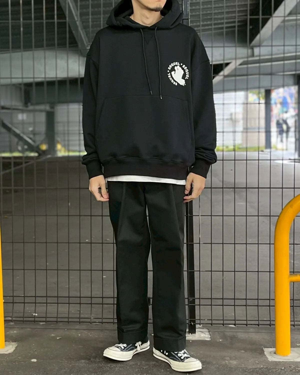 SEQUEL / SEQUEL×SANTA CRUZ×FRAGMENT HOODIE (SQ-25AW-SCFCS-01)
