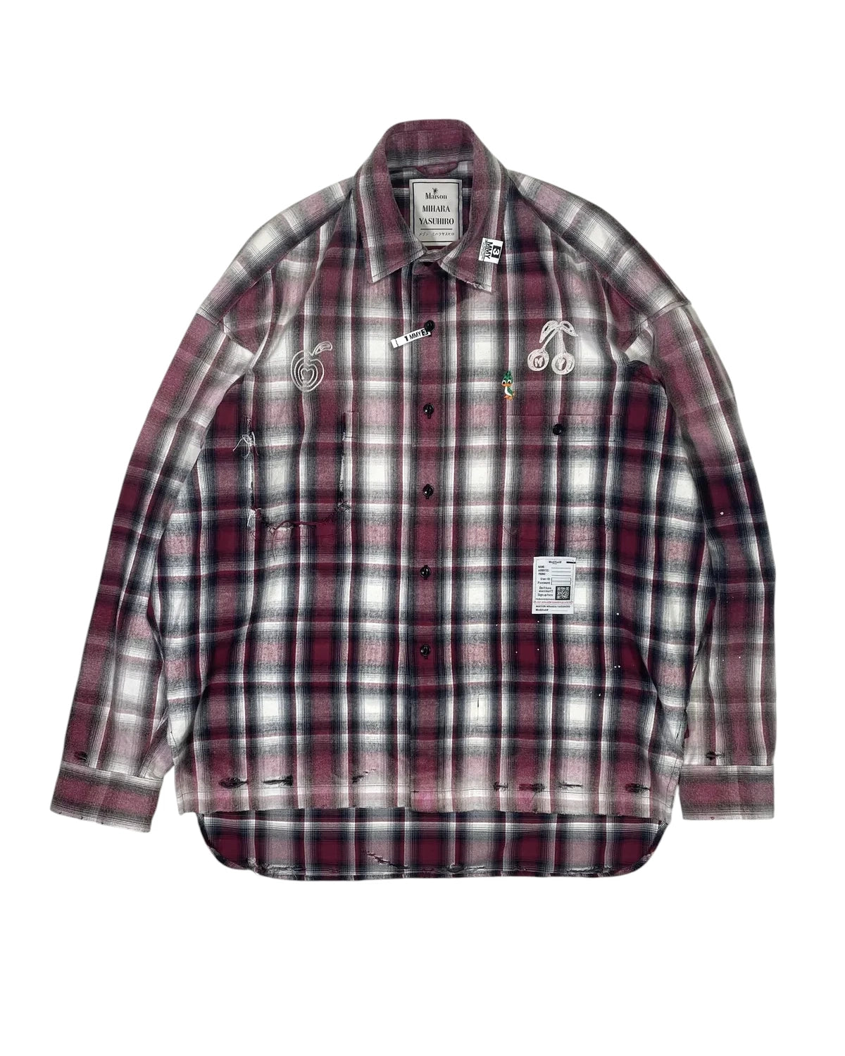 Maison MIHARA YASUHIRO / CHECK L/S SHIRTS (J15SH181)