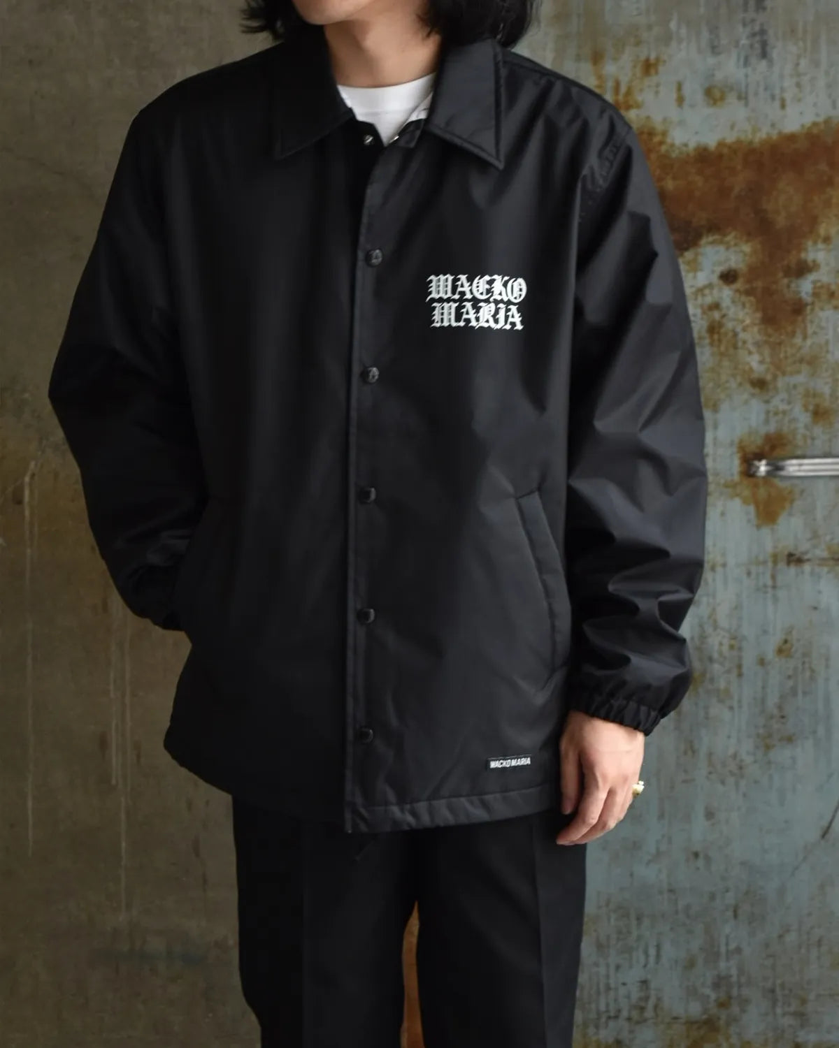 WACKO MARIA × DEATH ROW RECORDS / COACH JACKET (DEATHROW-WM-BL01)