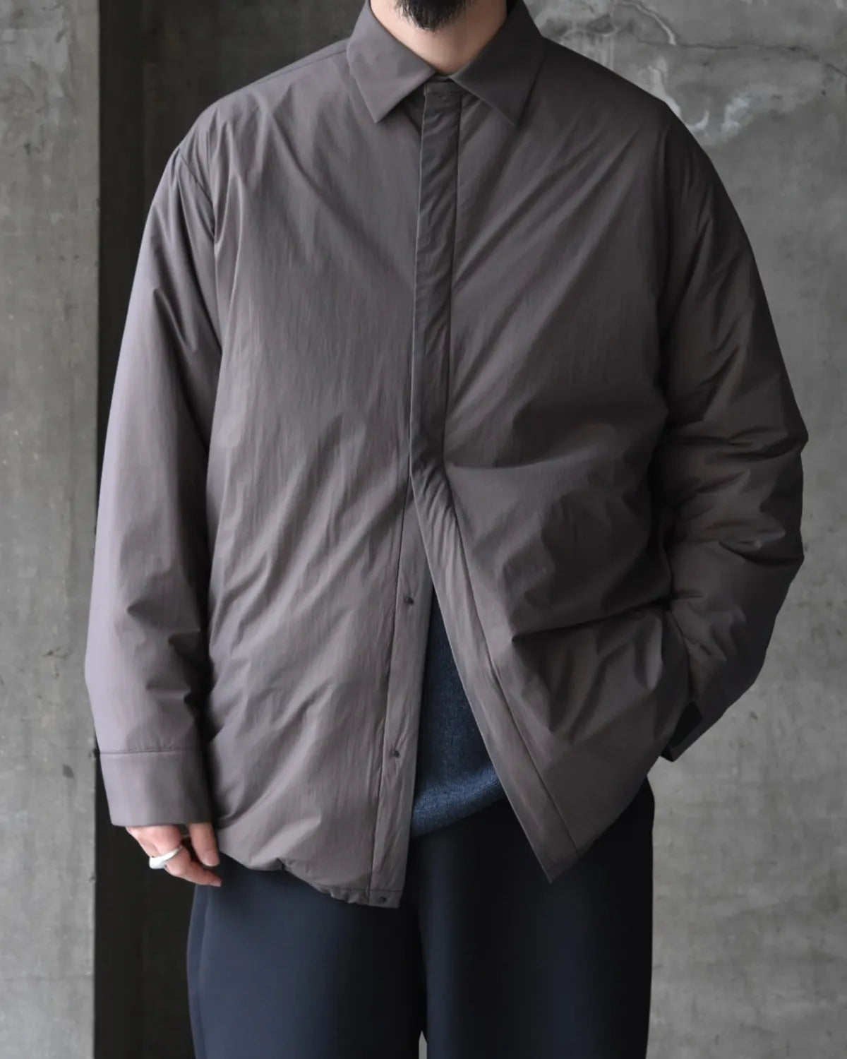N.HOOLYWOOD COMPILE / PADDED OVERSHIRT (2252-BL20-003)