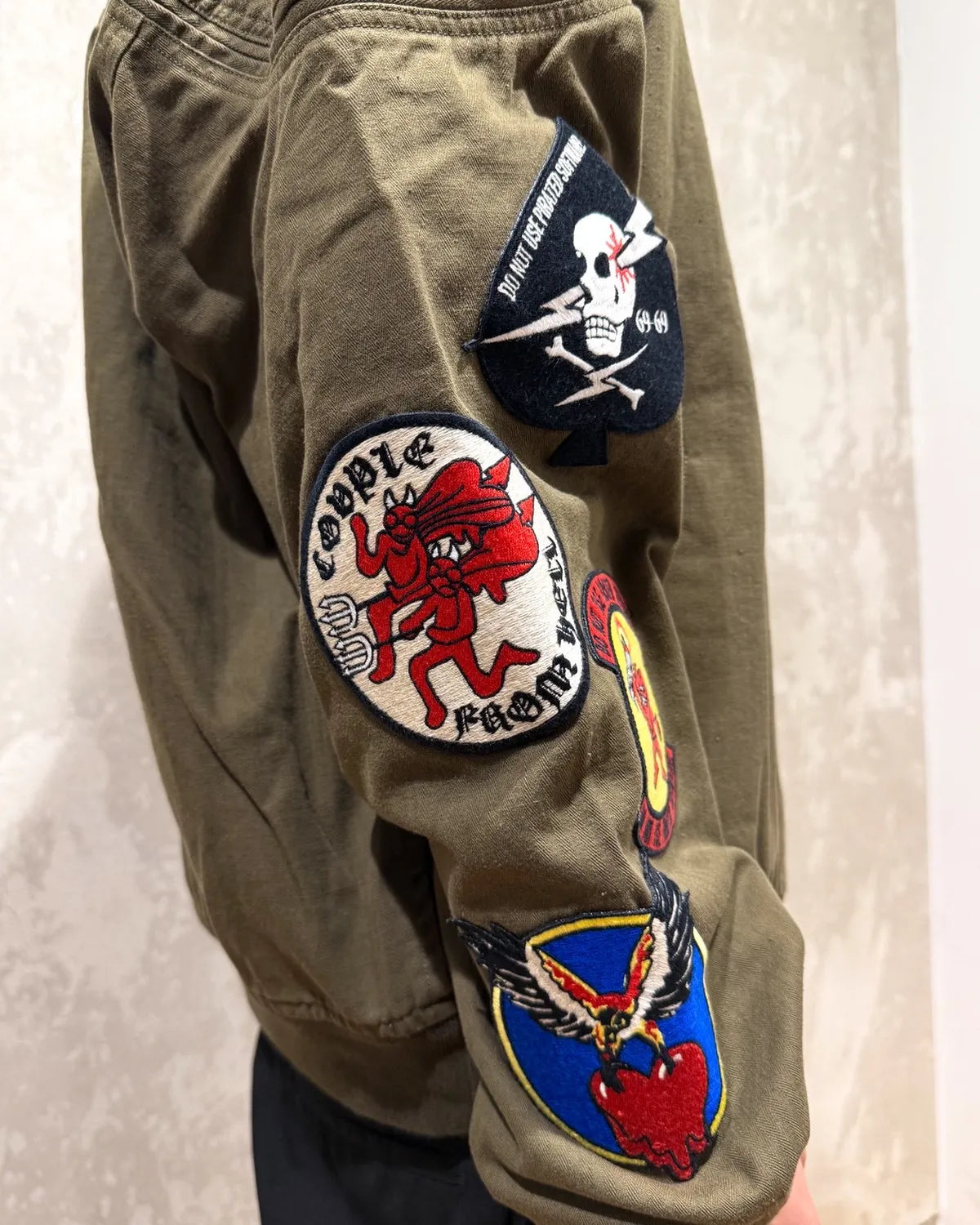 Emotionaly Unavailable  / EU PATCH JACKET (EU-HR1-0000-004)