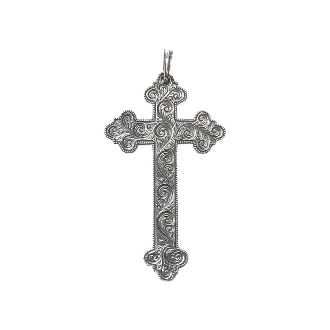 ANTIDOTE BUYERS CLUBのENGRAVED LARGE CROSS PENDANT