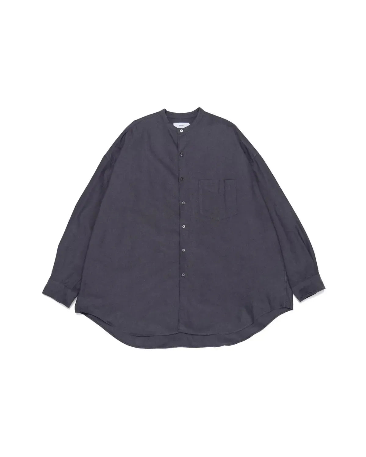 Graphpaper / Oxford L/S Oversized Band Collar Shirt (GM253-50022B)