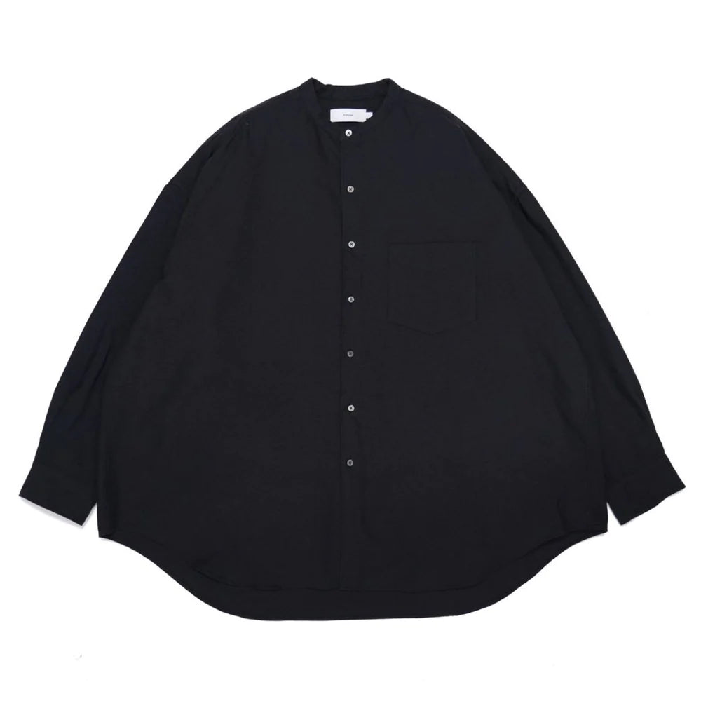 Graphpaper / Oxford L/S Oversized Band Collar Shirt (GM243-50022B)