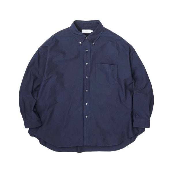 Graphpaper / Oxford L/S Oversized B.D Shirt (GM243-50021B)