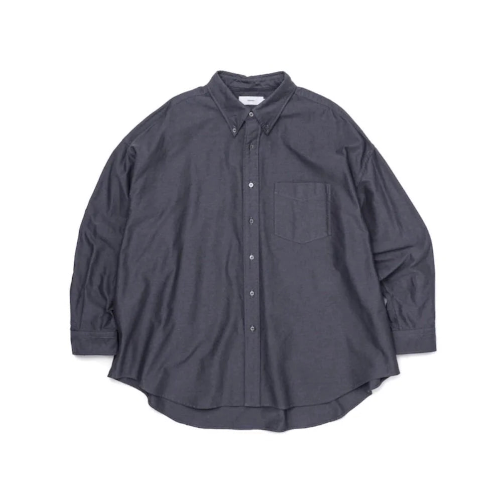 Graphpaper / Oxford L/S Oversized B.D Shirt (GM243-50021B)