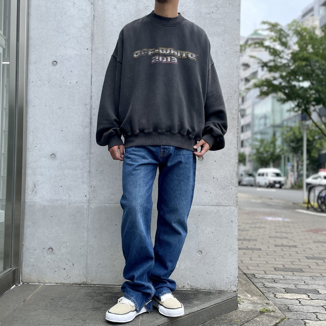 Off-White™ / ARR TAB ZIP DET SKATE JEANS