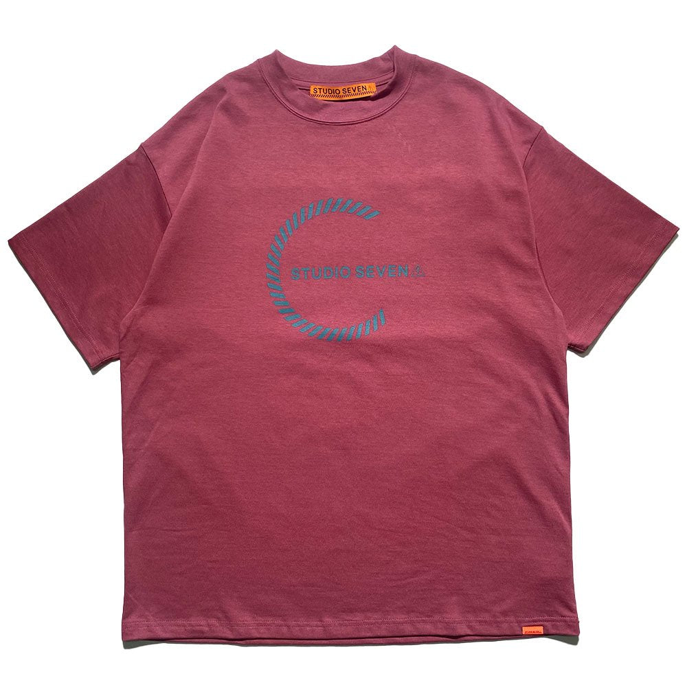 STUDIO SEVEN / CIRCLE CAUTION LOGO SS TEE