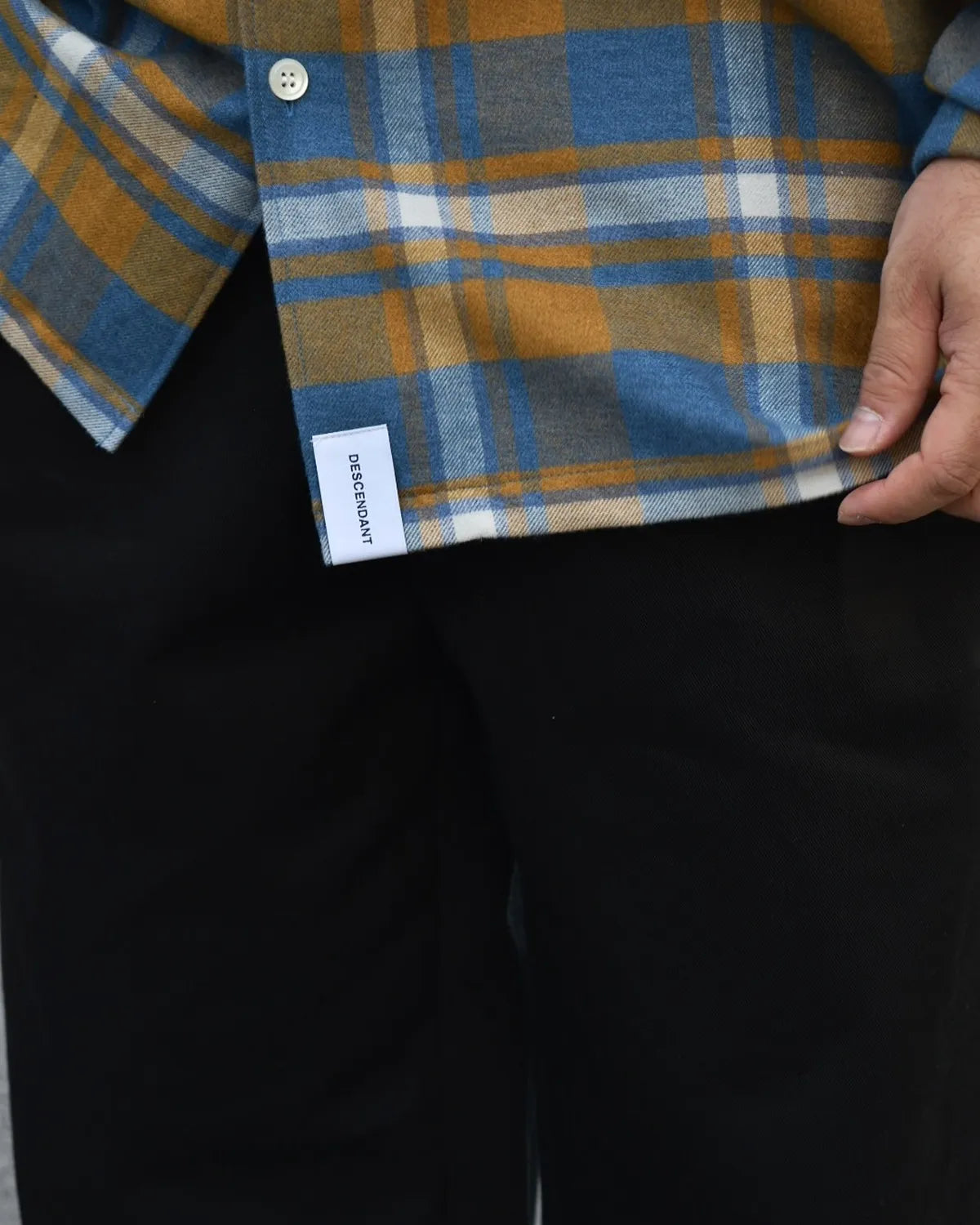 DESCENDANT / MILPITAS PLAID LS SHIRT (252TQDS-SHM03)