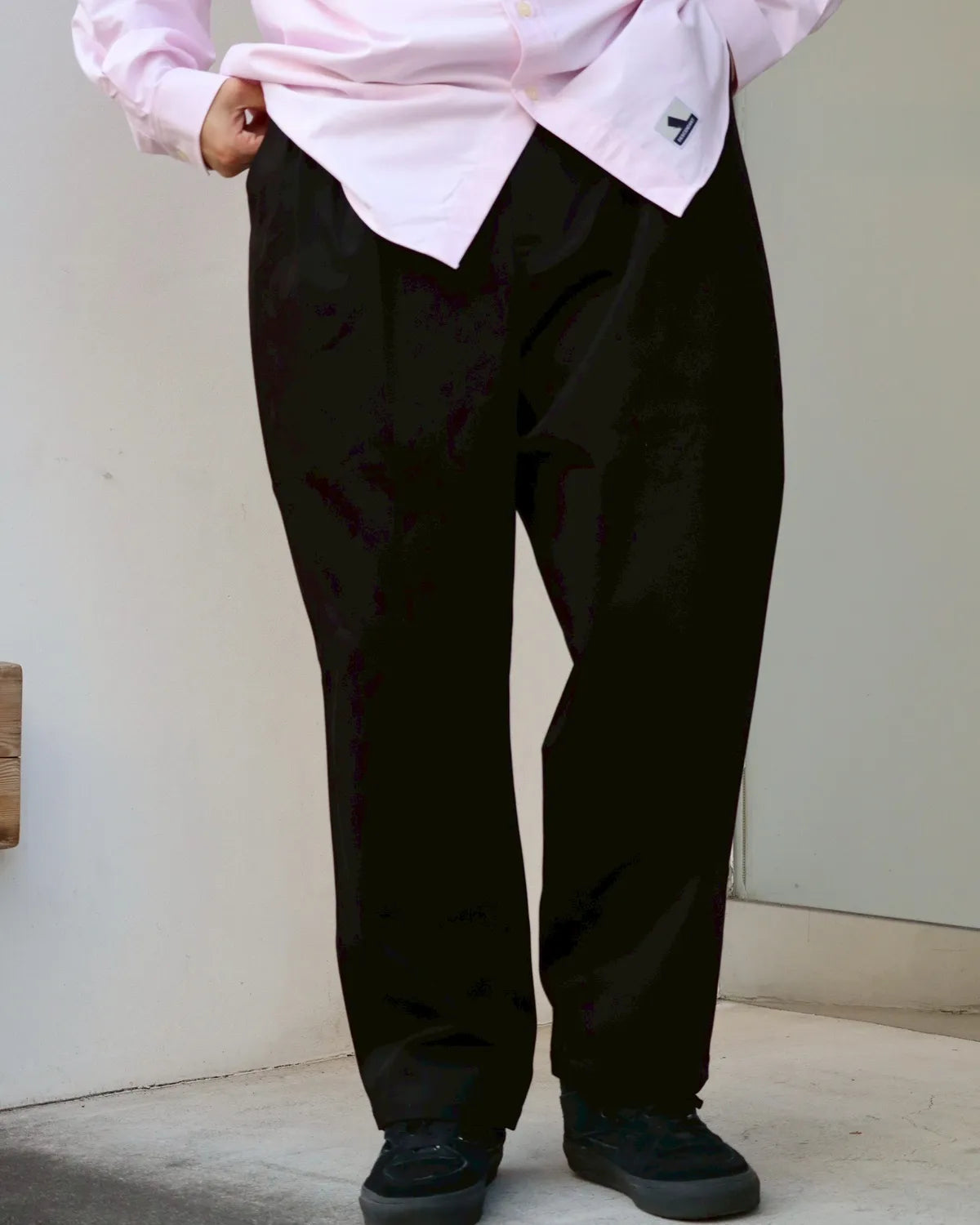 DESCENDANT / DC-3 ORGANIC COTTON TWILL TROUSERS (252TQDS-PTM01)