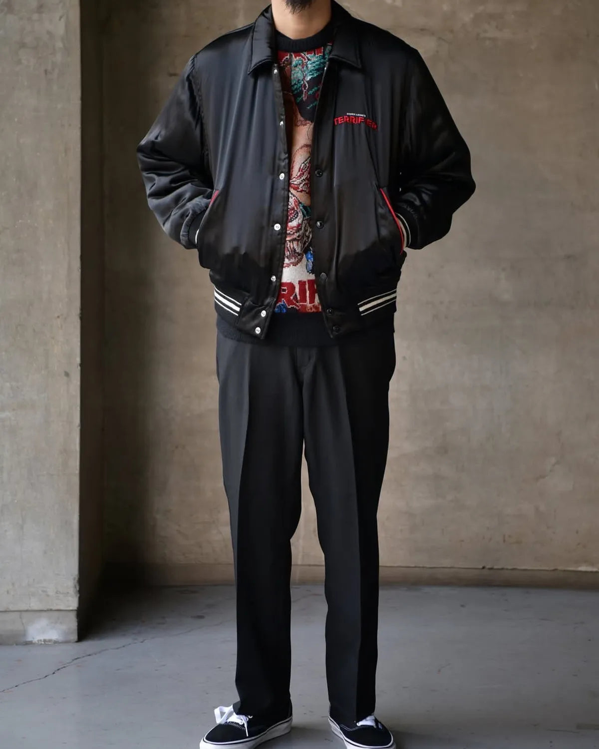 WACKO MARIA × TERRIFIER / SKA JACKET (TERRIFIER-WM-BL01)