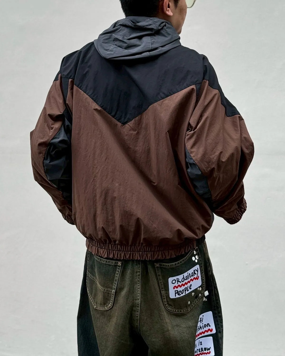 Maison MIHARA YASUHIRO / W SLEEVE NYLON JKT (A16BL062)