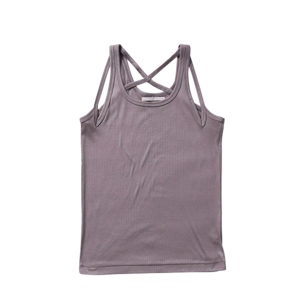 blurhms / Lyocell-Cotton RIB Doble Strap Tanktop (BHSW25S16)