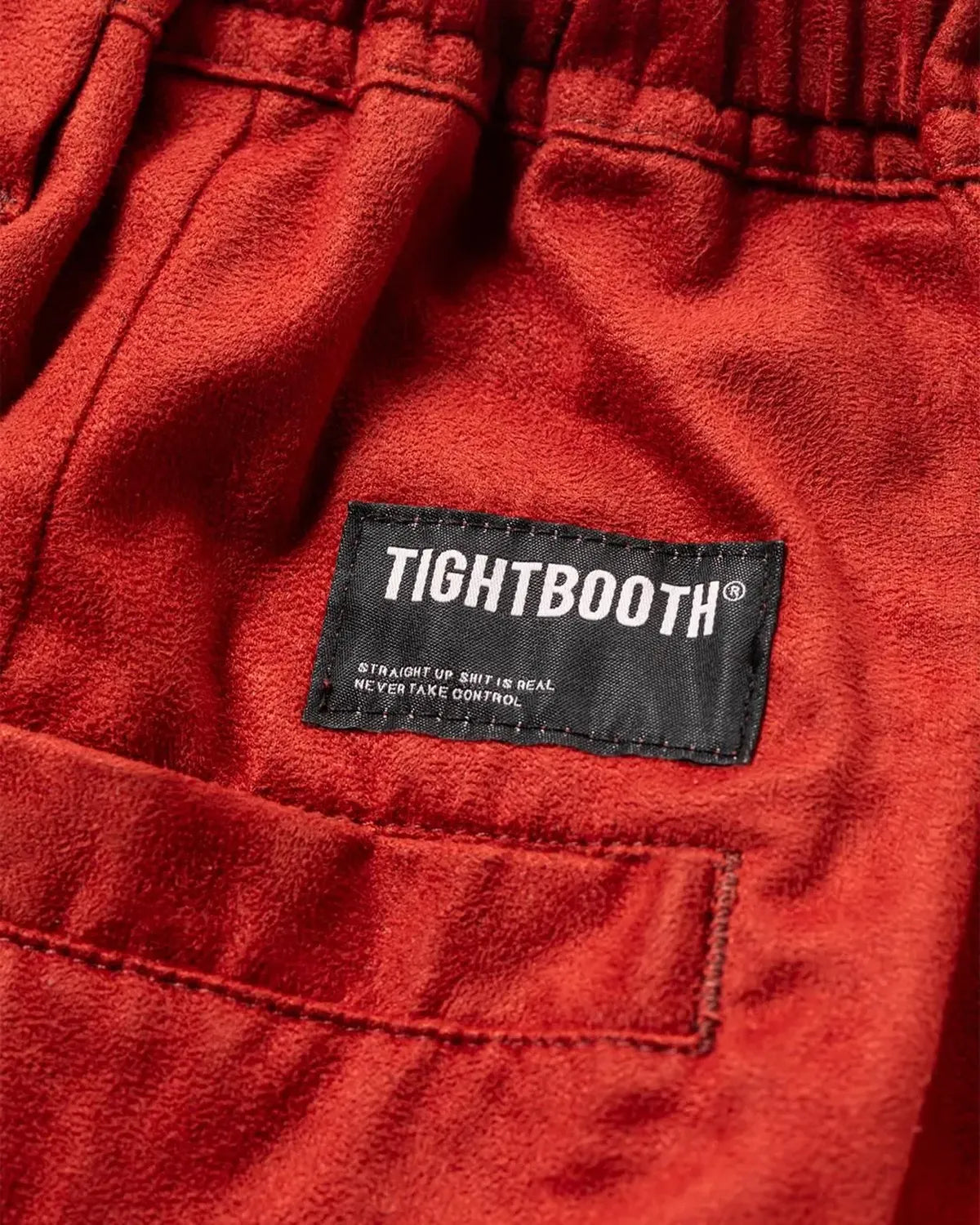 TIGHTBOOTH / SUEDE BAGGY PANTS (FW25-B12)