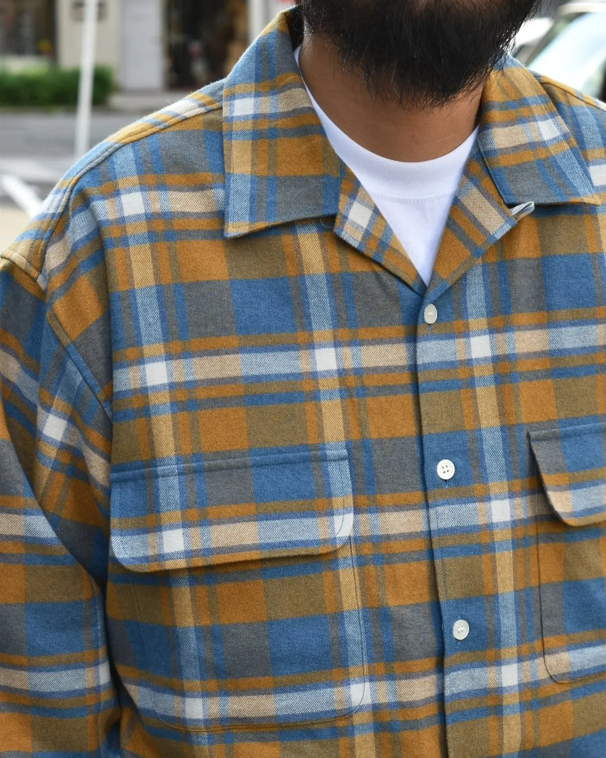 DESCENDANT / MILPITAS PLAID LS SHIRT (252TQDS-SHM03)