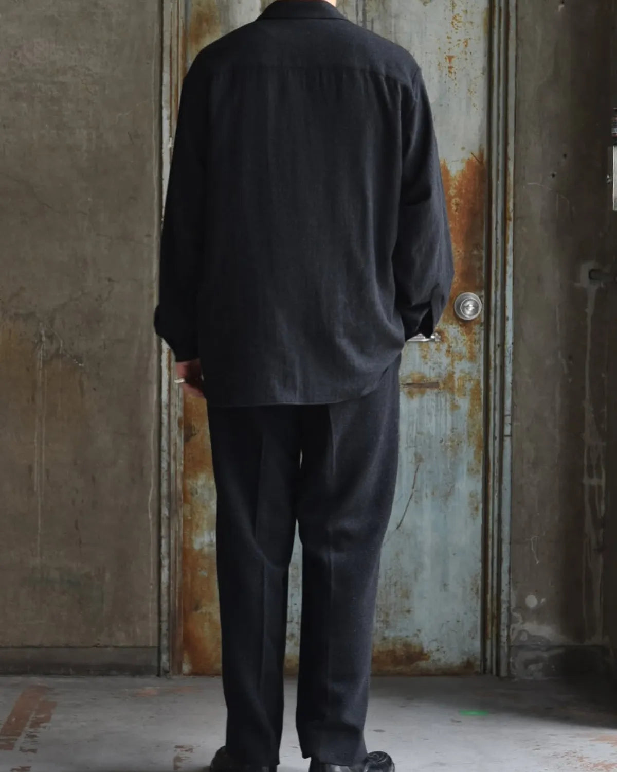 A.PRESSE / Wool Skipper Shirt (25AAP-02-11)