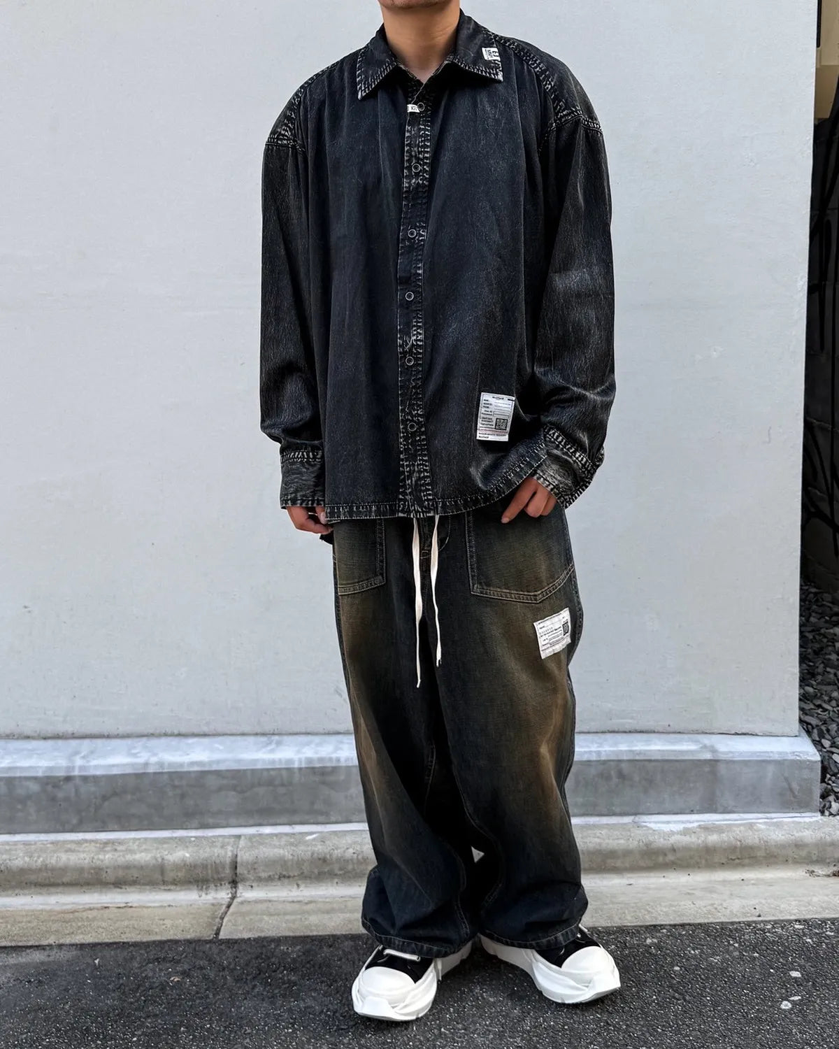 Maison MIHARA YASUHIRO / VINTAGE LIKE SHIRTS (K17SH403)