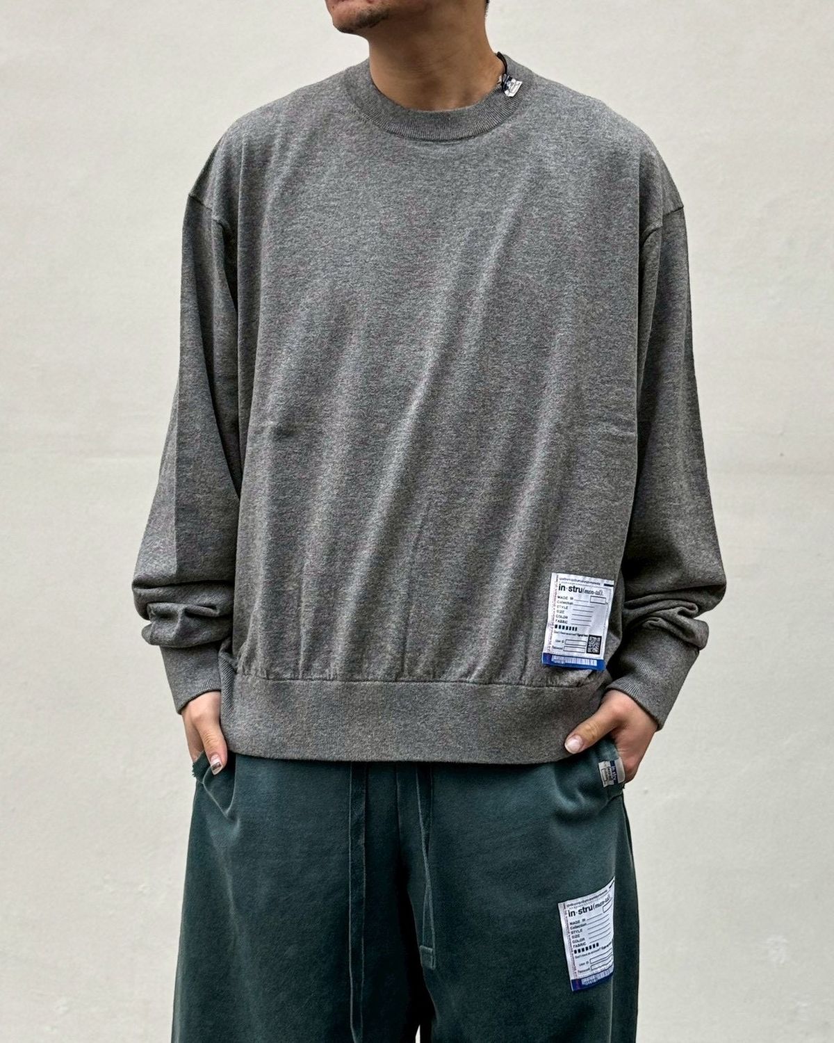 Maison MIHARA YASUHIRO in・stru(men-tal). / High Gauge Knit Sweater (I16SW592)