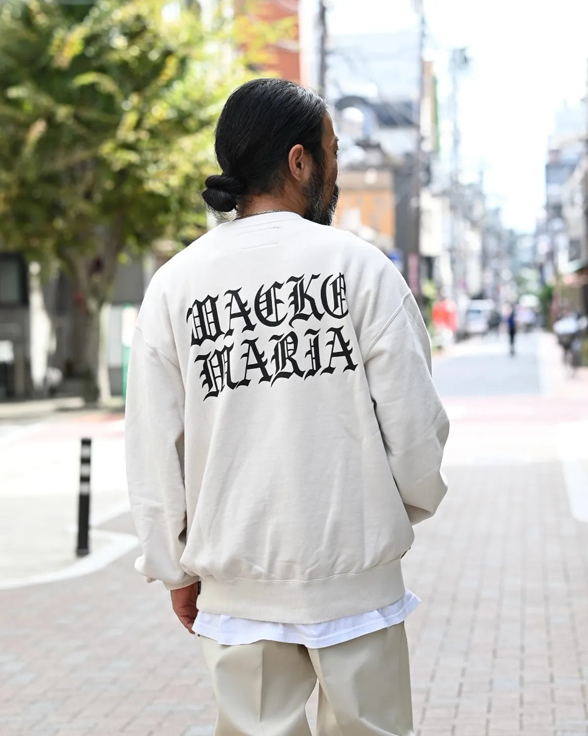 WACKO MARIA × DEATH ROW RECORDS / GARMENT DYED CREW NECK SWEAT SHIRT (DEATHROW-WM-SS03)