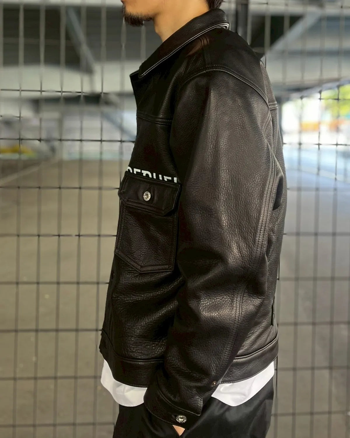SEQUEL × FRAGMENT / LEATHER JACKET (SQ-25AW-JK-03)