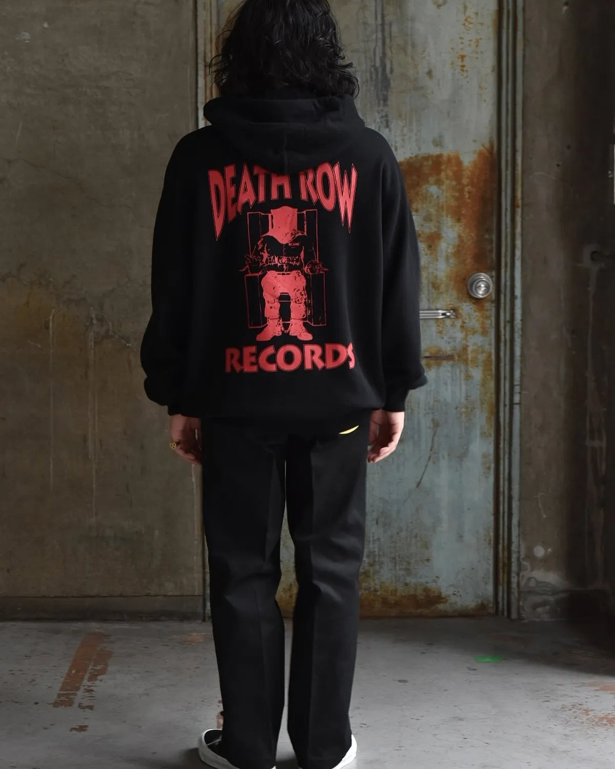 WACKO MARIA × DEATH ROW RECORDS / GARMENT DYED HOODED SWEAT SHIRT (DEATHROW-WM-SS02)