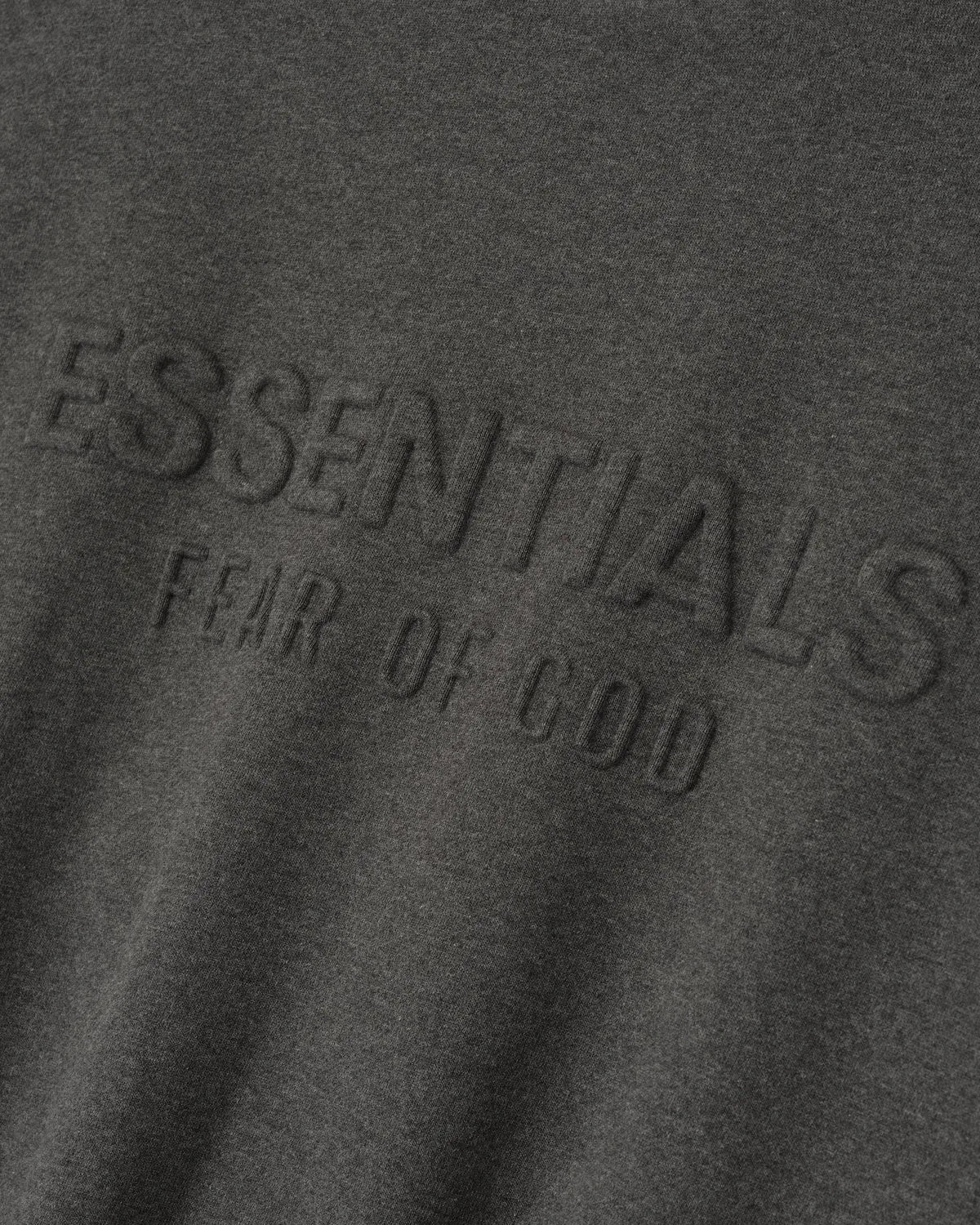 ESSENTIALS / Embossed Classic Crewneck Sweatshirt (192HO256551F)