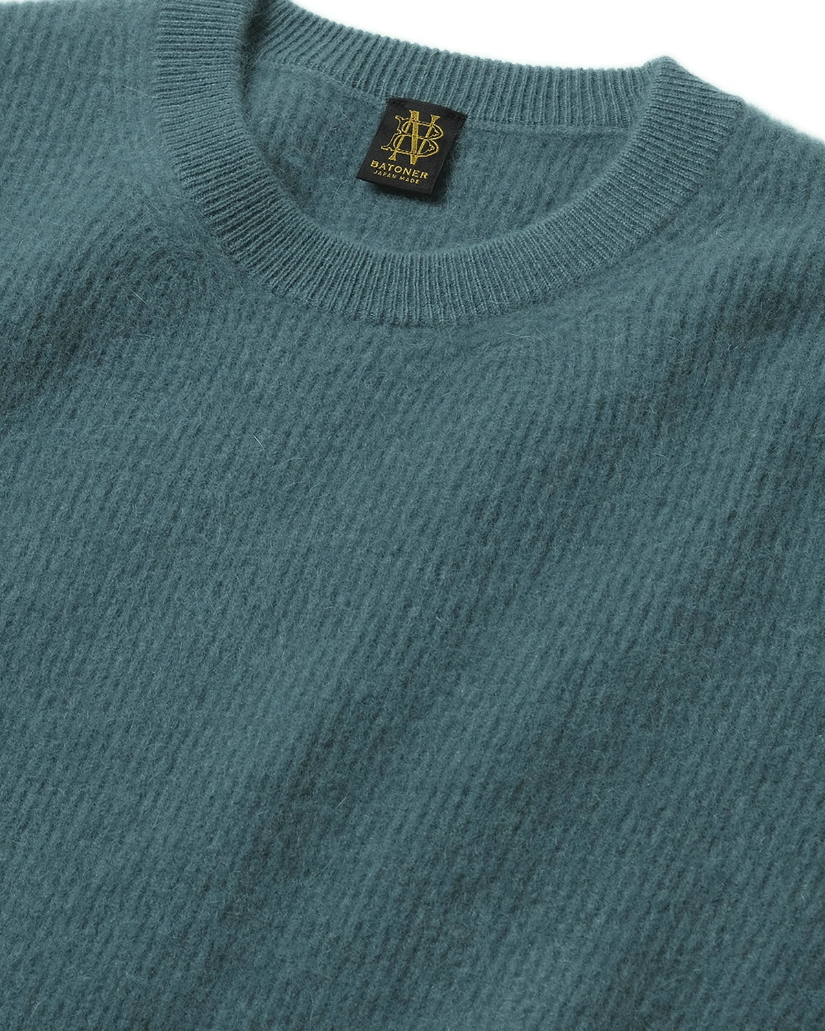 BATONER / CASHMERE FOX CREW NECK (BN-26FM-060)