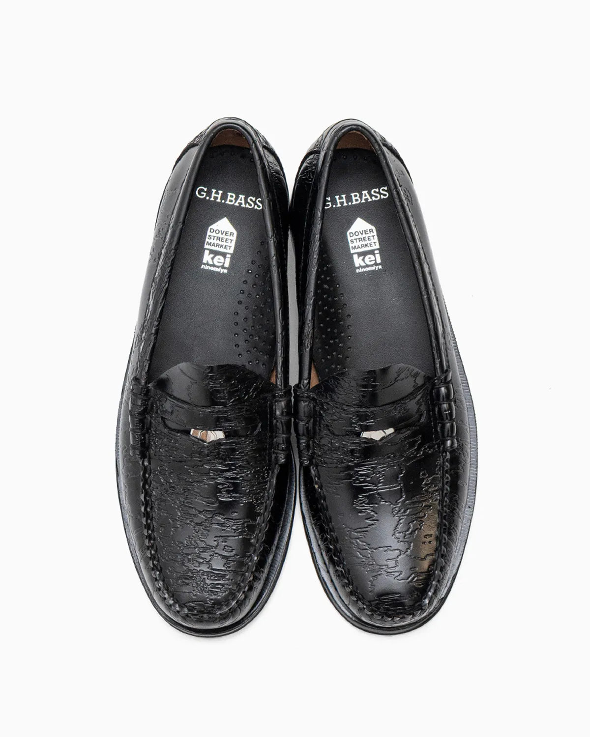 DOVER STREET MARKET kei ninomiya × G.H. BASS / CAMO G.H. BASS LARSON “PENNY LOAFERS” (DSM02SH12)